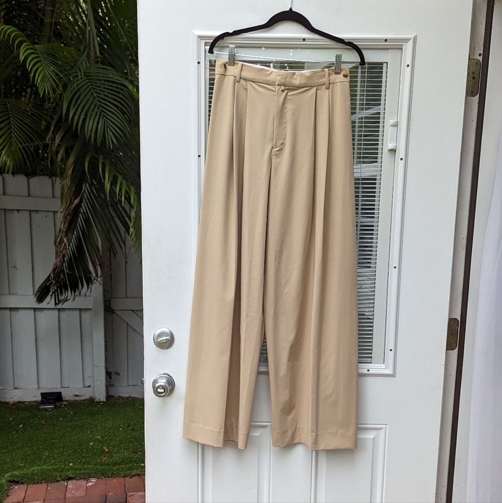 New Zara Full Length Wide Leg Multi Position Pants